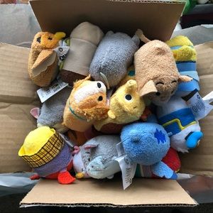 Tsum Tsum plushie collection